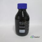 Round Media Reagent  Storage Brown Glass Bottles,, with Blue polypropylene GL45 Screw Cap ,capacity 250ml 500ml 1000ml